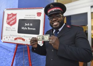 The Salvation Army receives $1,000 donation from mystery donor